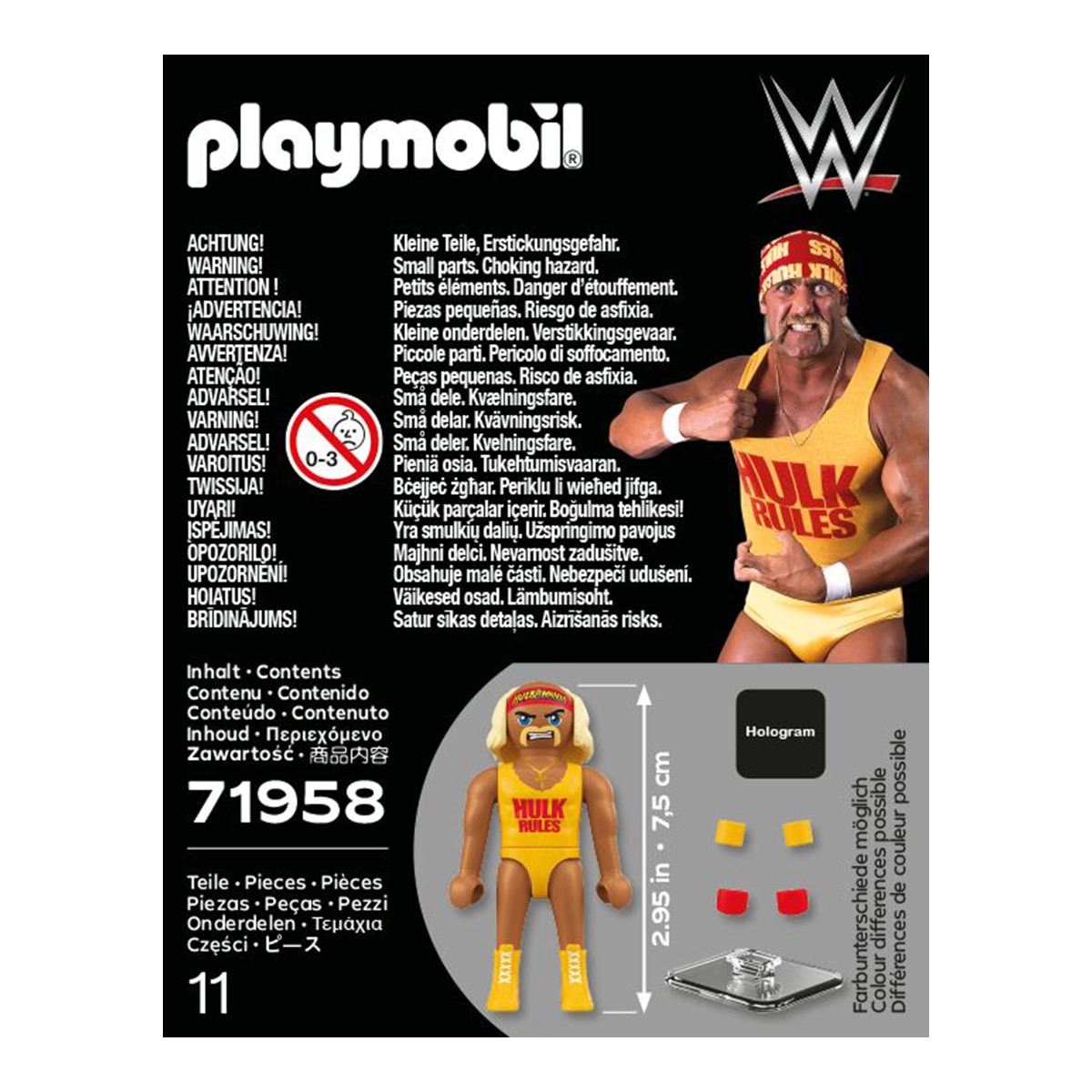 Figura Hulk Hogan WWE Playmobil 6