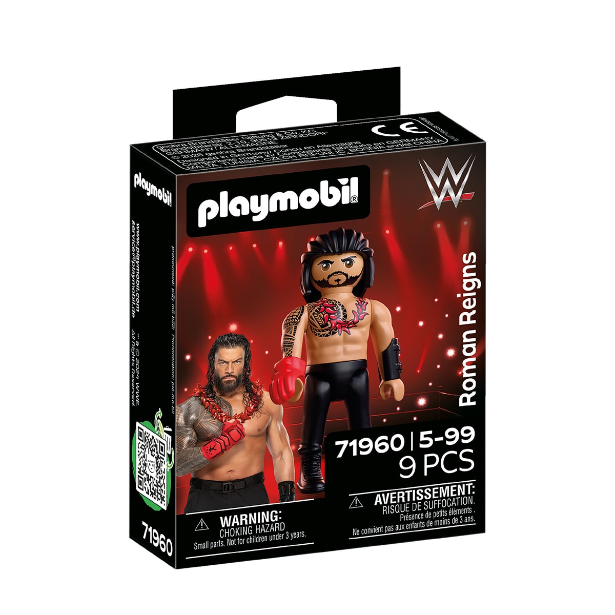 Figura Roman Reigns WWE Playmobil 1