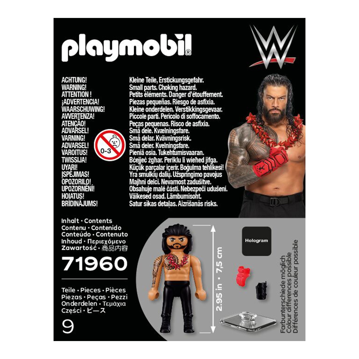 Figura Roman Reigns WWE Playmobil 3