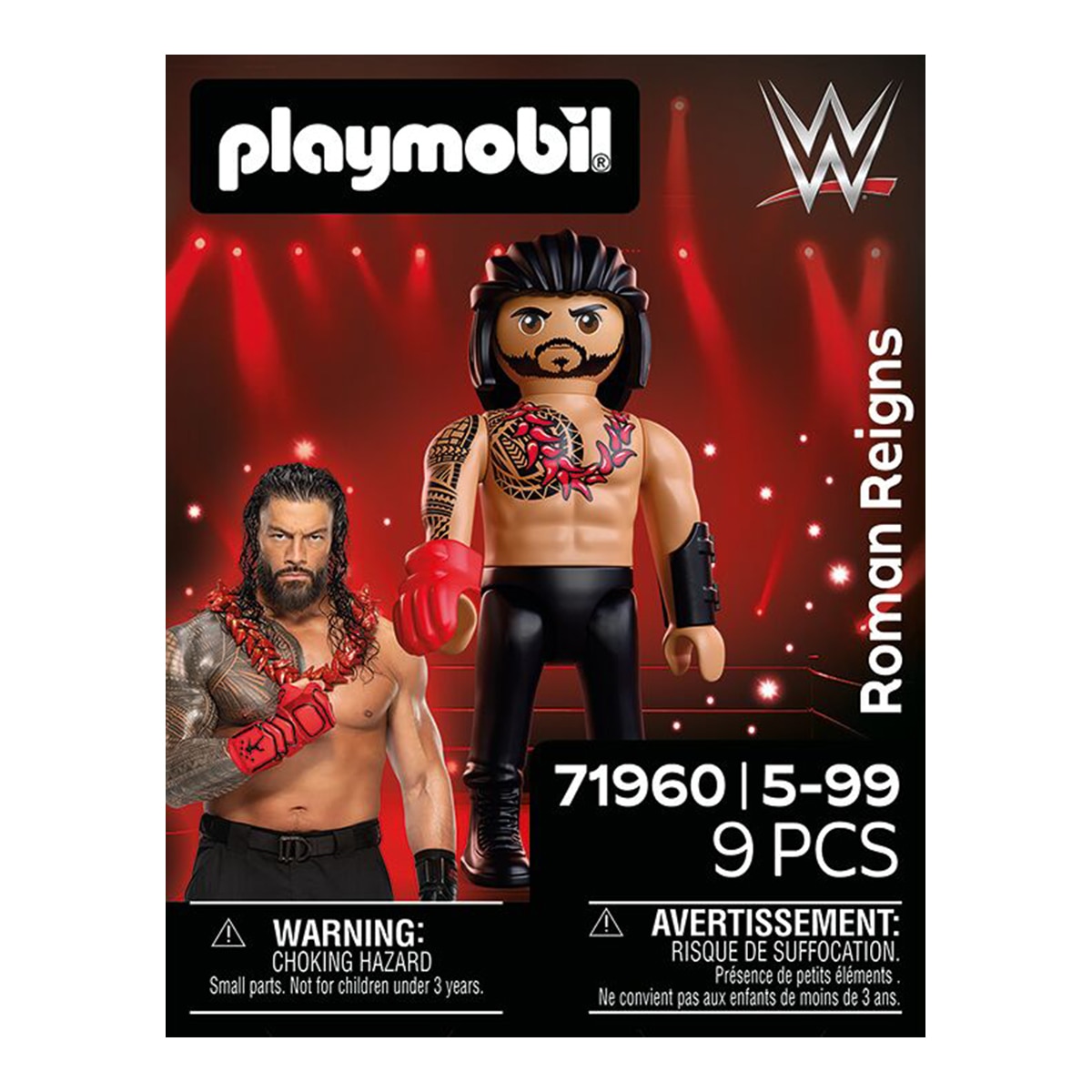 Figura Roman Reigns WWE Playmobil 4