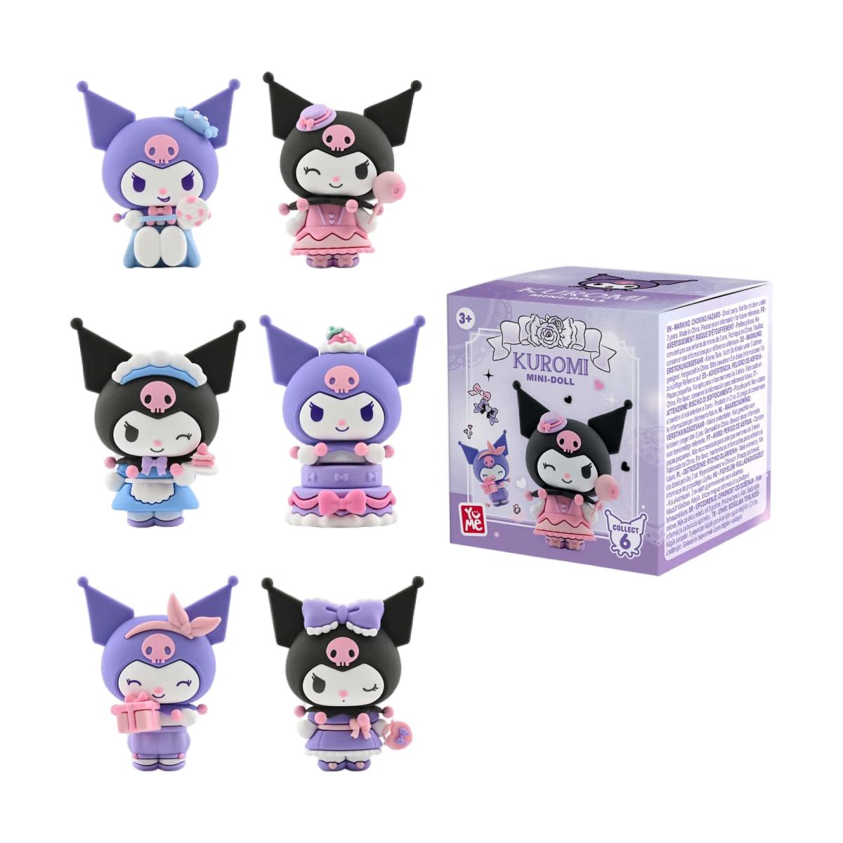 Imagen 1 de Mini figura Kuromi Birthday Party Series Sanrio 5 cm, modelos surtidos