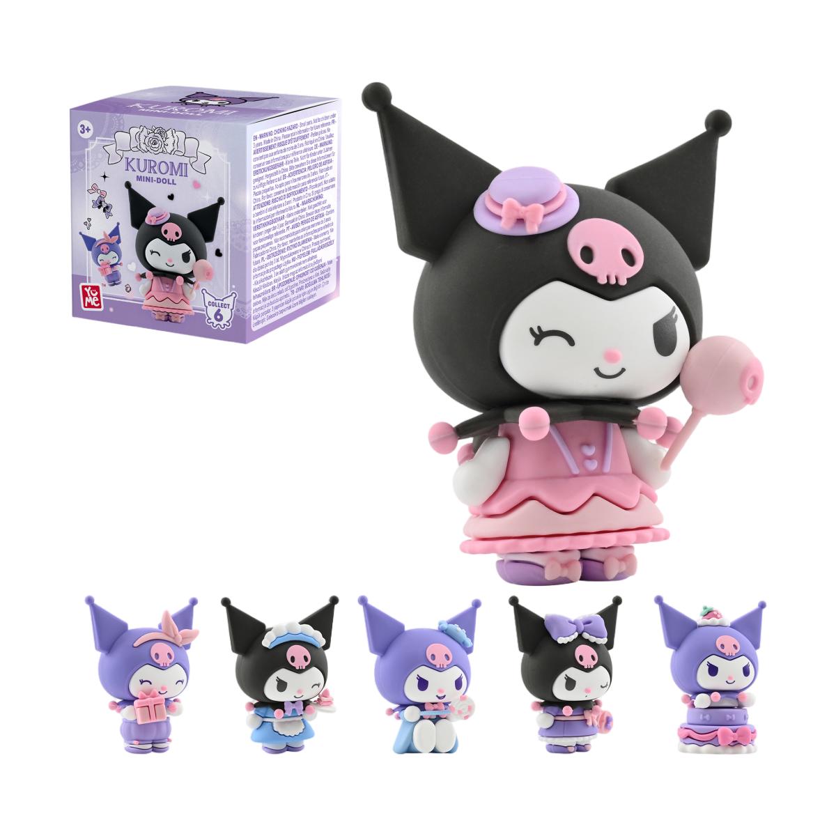 Imagen 2 de Mini figura Kuromi Birthday Party Series Sanrio 5 cm, modelos surtidos