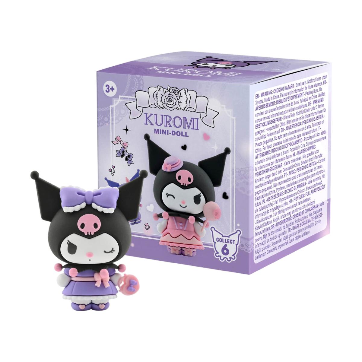 Imagen 10 de Mini figura Kuromi Birthday Party Series Sanrio 5 cm, modelos surtidos