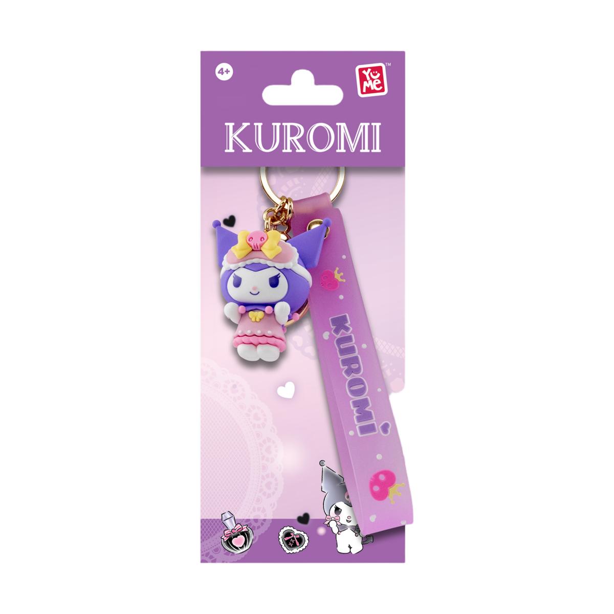 Imagen 3 de Llavero y correa Kuromi Cute Outfit Series, Sanrio, modelos surtidos