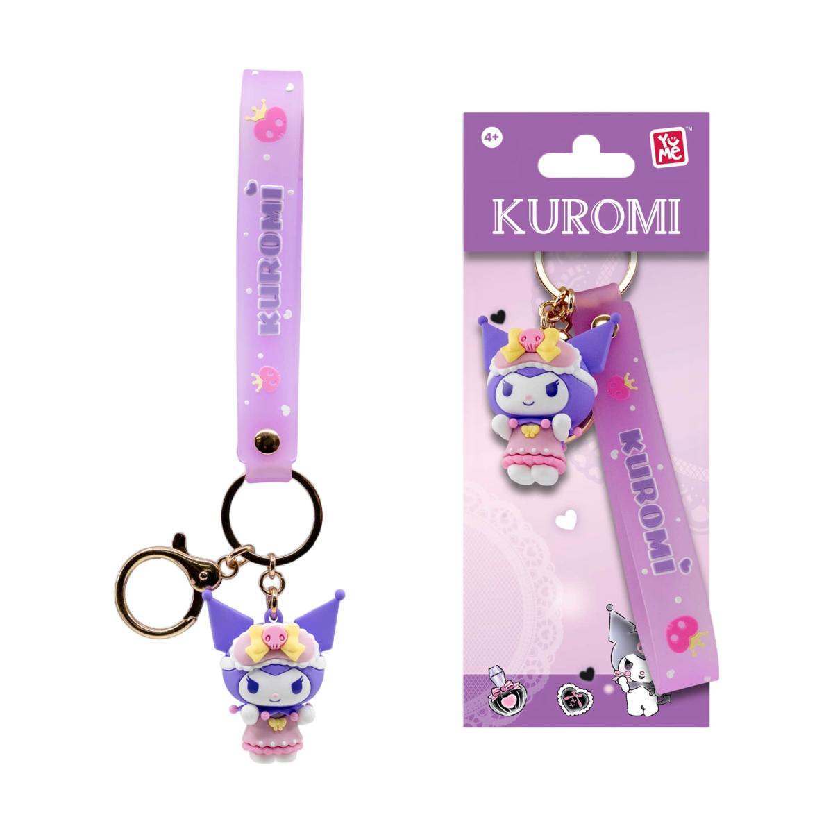 Imagen 5 de Llavero y correa Kuromi Cute Outfit Series, Sanrio, modelos surtidos
