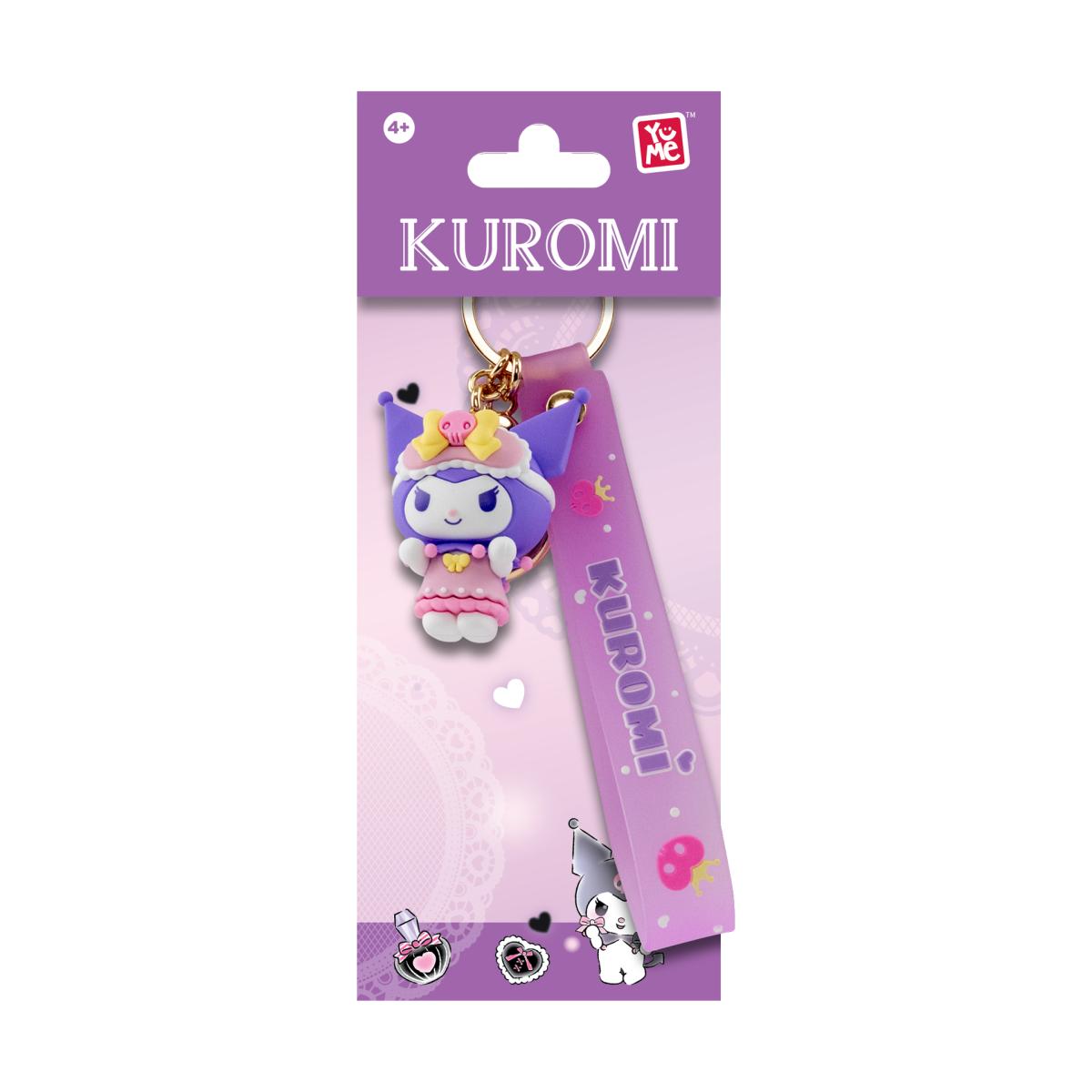 Imagen 6 de Llavero y correa Kuromi Cute Outfit Series, Sanrio, modelos surtidos