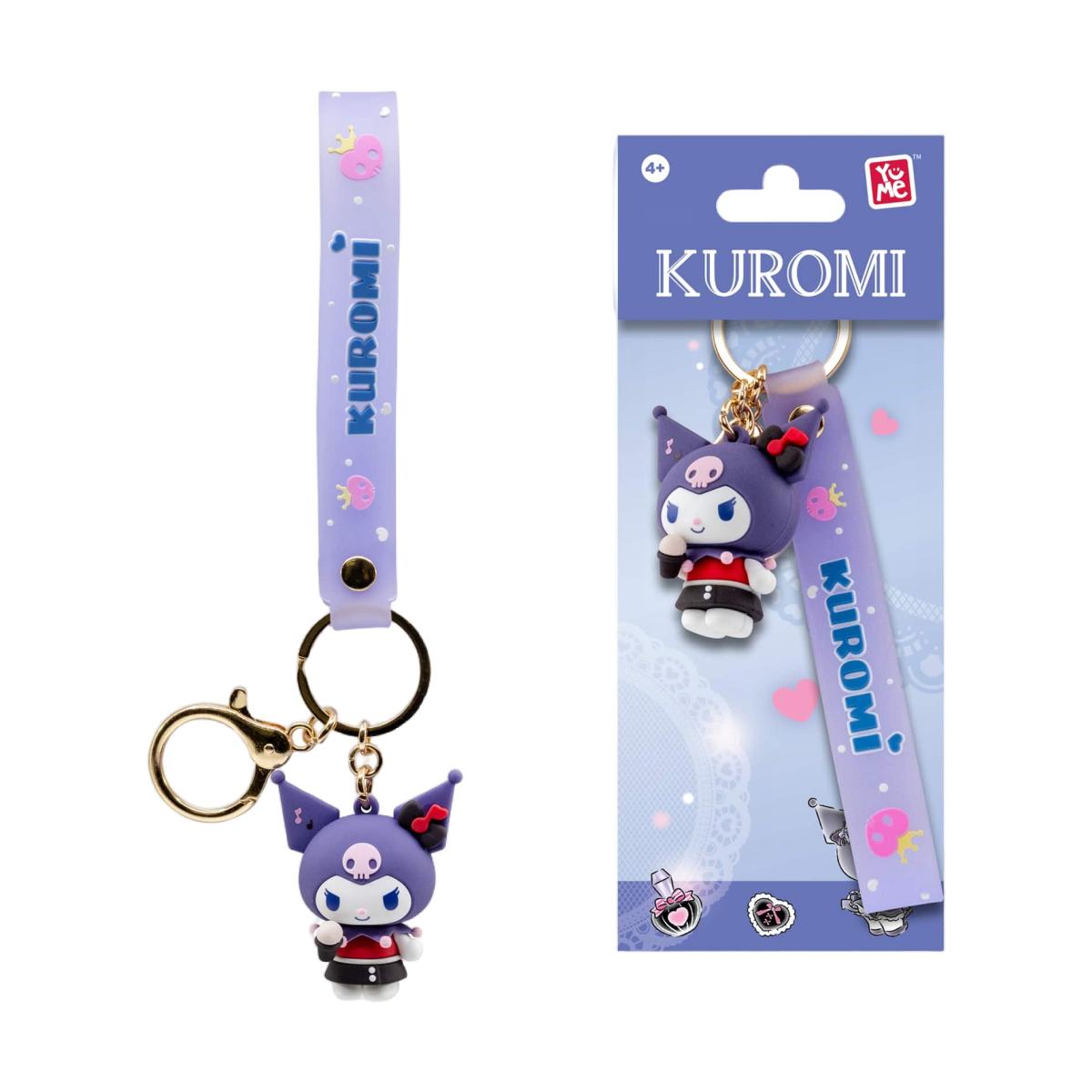 Imagen 8 de Llavero y correa Kuromi Cute Outfit Series, Sanrio, modelos surtidos