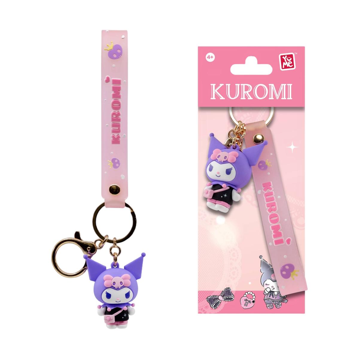 Imagen 14 de Llavero y correa Kuromi Cute Outfit Series, Sanrio, modelos surtidos