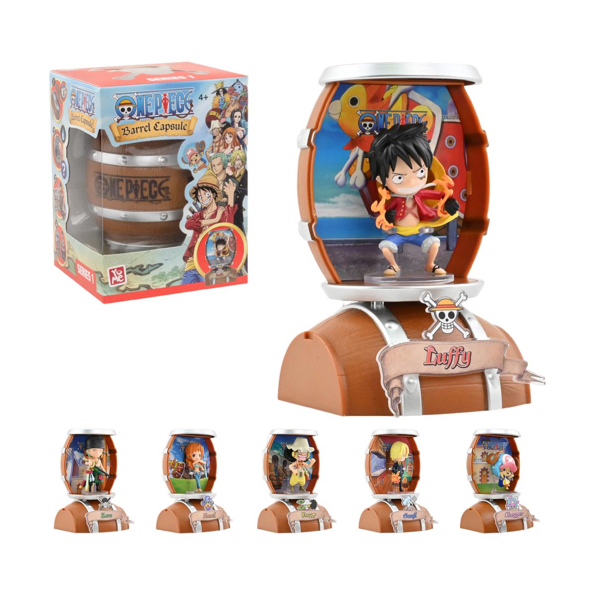 Imagen 1 de Figura sorpresa One Piece Barrel Series, soporte acrílico + placa, modelos surtidos