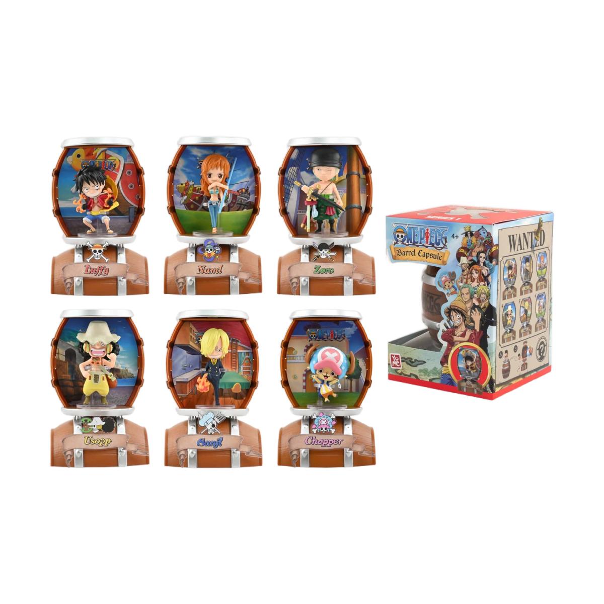 Imagen 11 de Figura sorpresa One Piece Barrel Series, soporte acrílico + placa, modelos surtidos