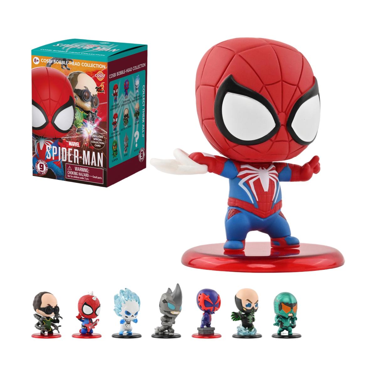 Imagen 1 de Figura Marvel Spider-Man Cosbi Series 7,5 cm con tarjeta de coleccionista, modelos surtidos