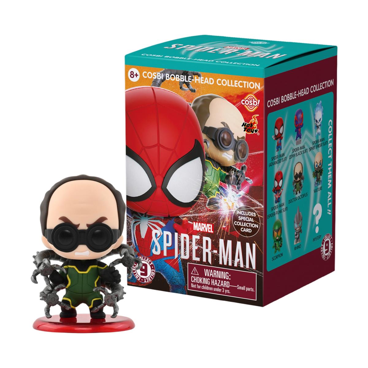 Imagen 2 de Figura Marvel Spider-Man Cosbi Series 7,5 cm con tarjeta de coleccionista, modelos surtidos