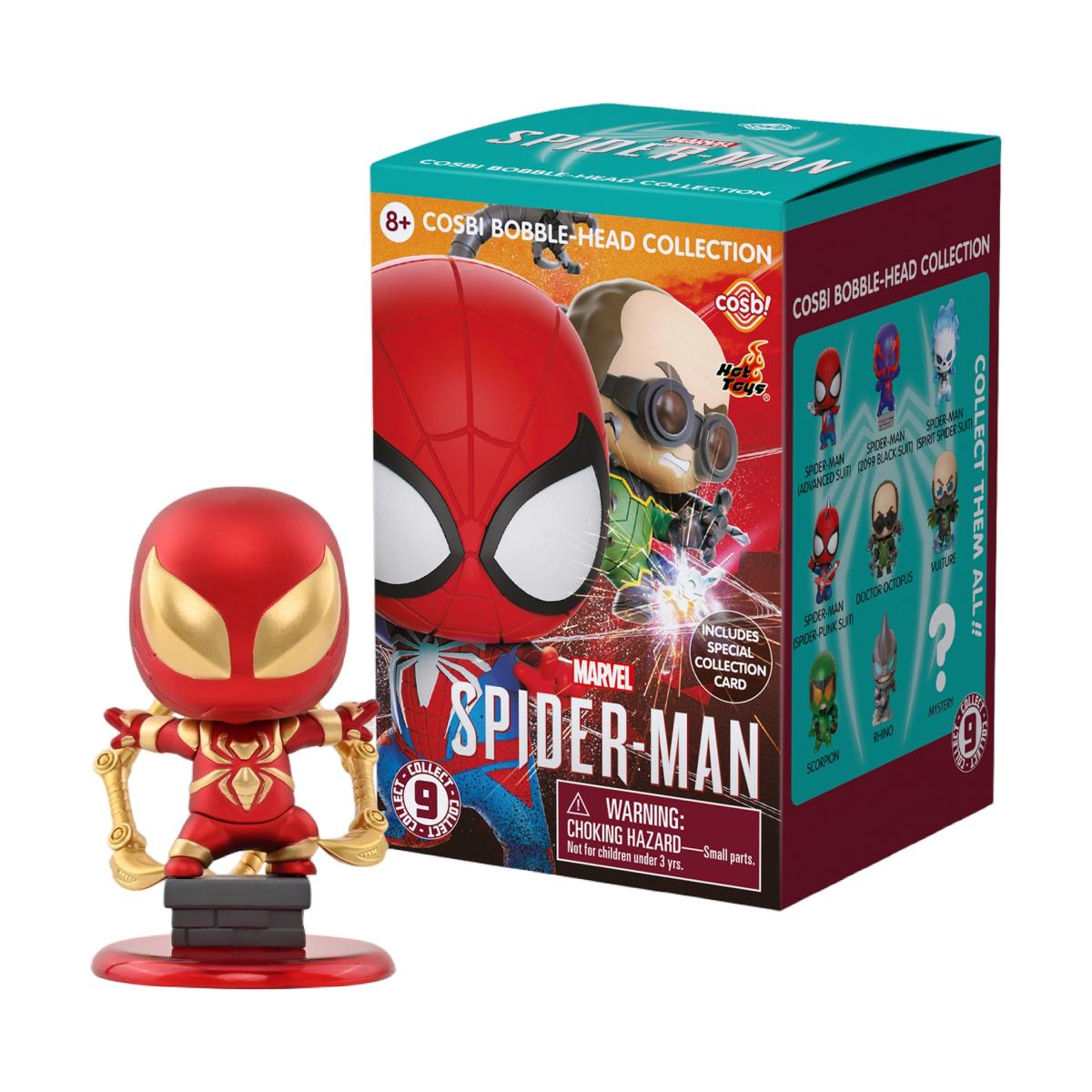 Imagen 3 de Figura Marvel Spider-Man Cosbi Series 7,5 cm con tarjeta de coleccionista, modelos surtidos