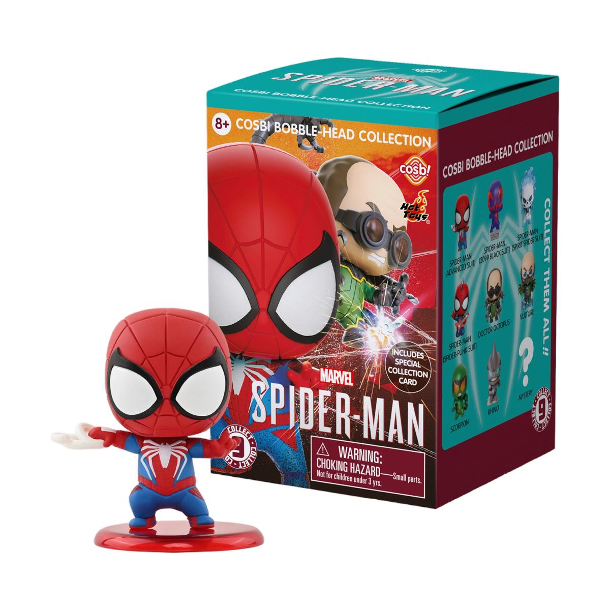Imagen 7 de Figura Marvel Spider-Man Cosbi Series 7,5 cm con tarjeta de coleccionista, modelos surtidos