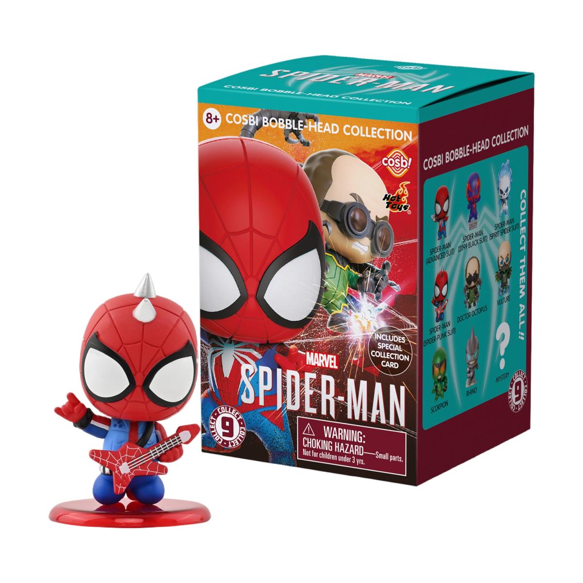 Imagen 8 de Figura Marvel Spider-Man Cosbi Series 7,5 cm con tarjeta de coleccionista, modelos surtidos