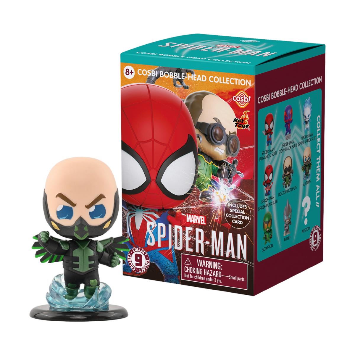 Imagen 10 de Figura Marvel Spider-Man Cosbi Series 7,5 cm con tarjeta de coleccionista, modelos surtidos