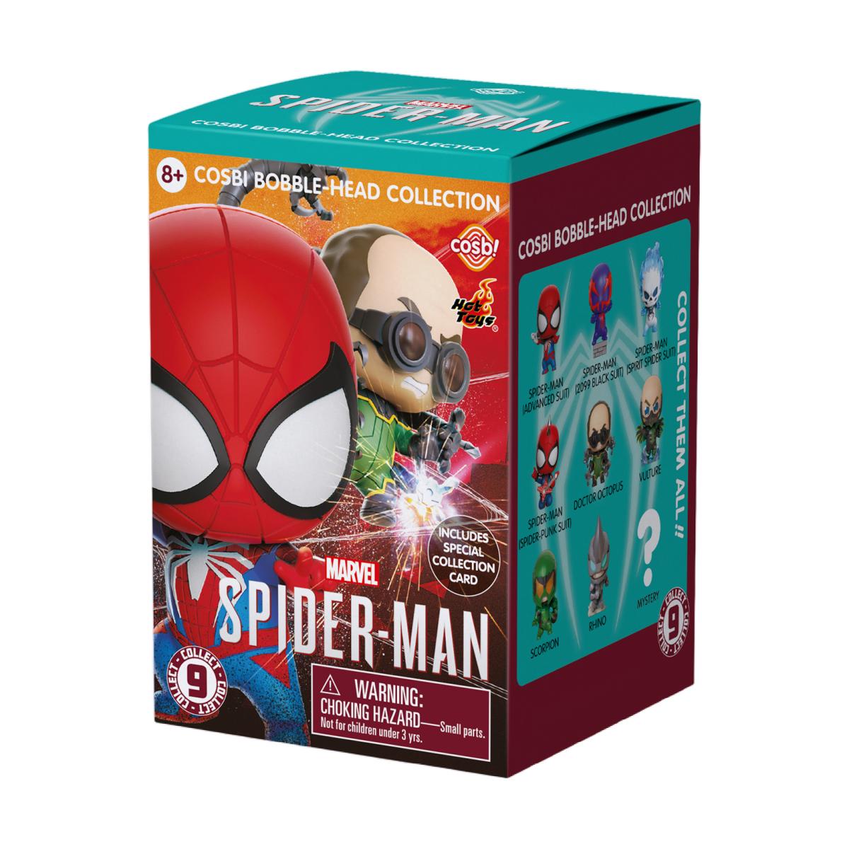 Imagen 11 de Figura Marvel Spider-Man Cosbi Series 7,5 cm con tarjeta de coleccionista, modelos surtidos