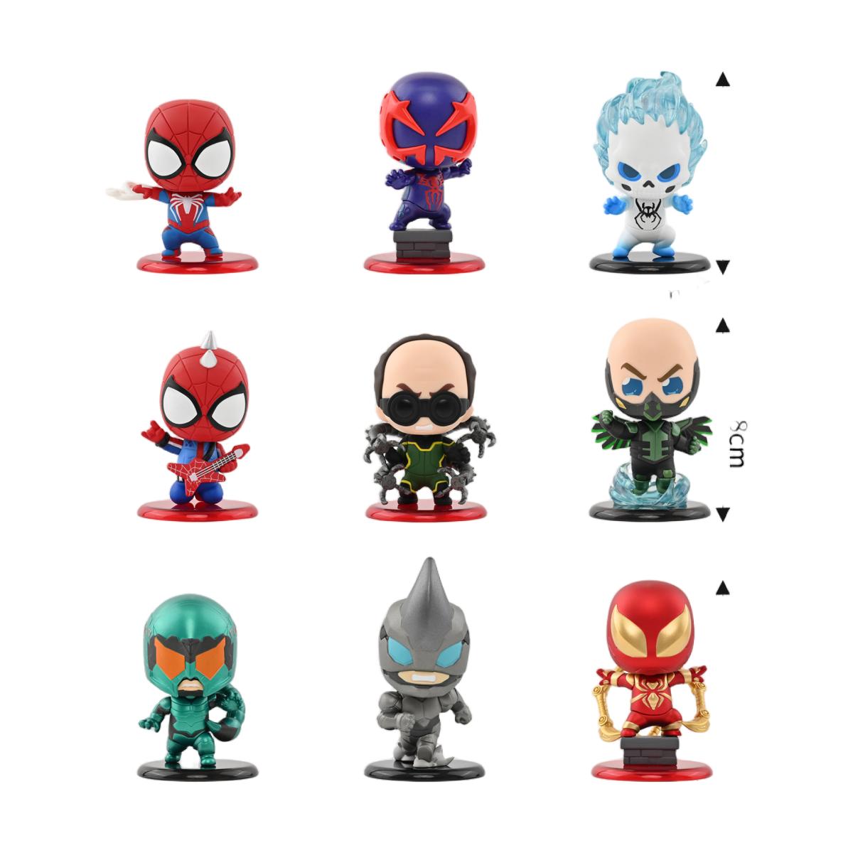 Imagen 12 de Figura Marvel Spider-Man Cosbi Series 7,5 cm con tarjeta de coleccionista, modelos surtidos