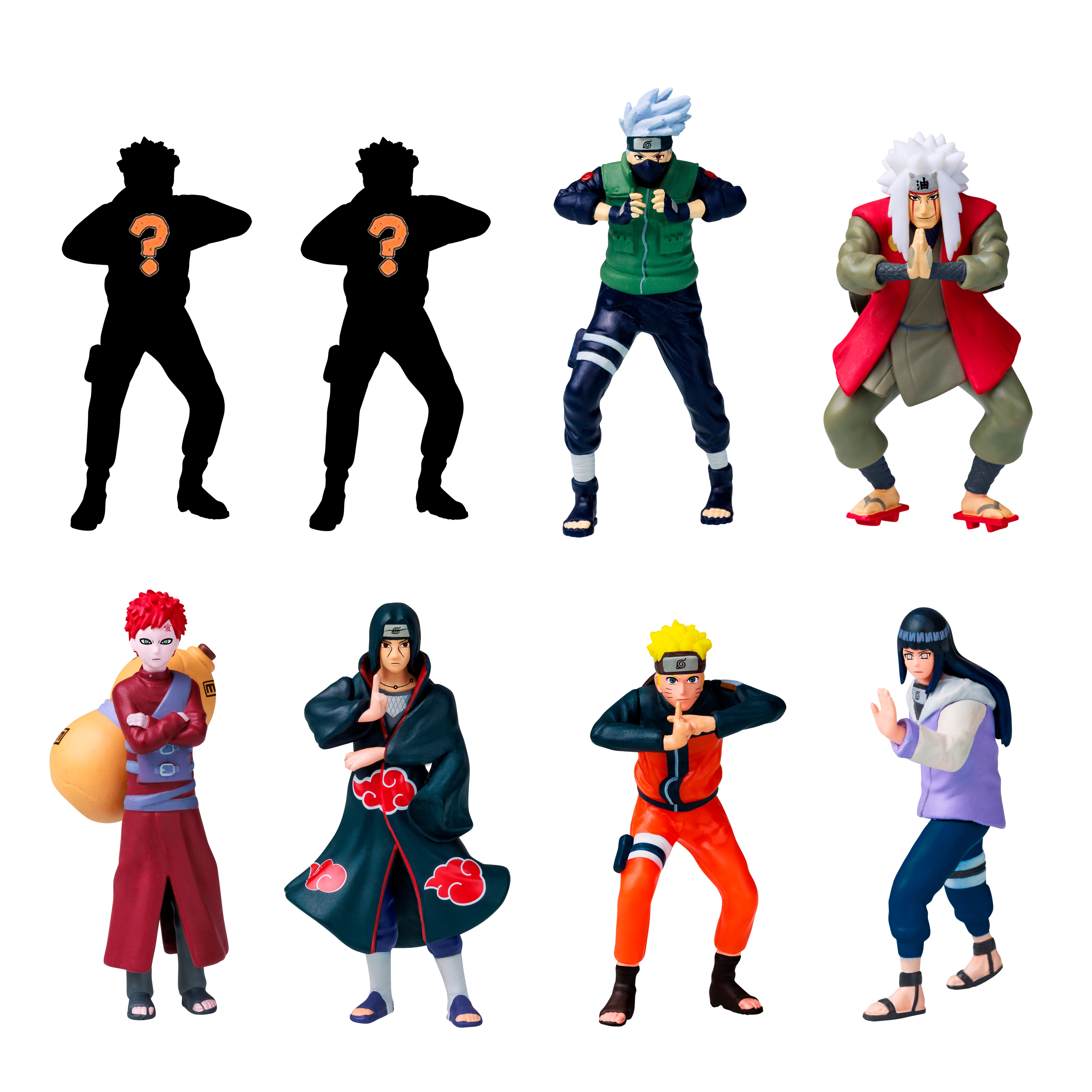 Pack de 8 figuras de 7 cm Naruto 3