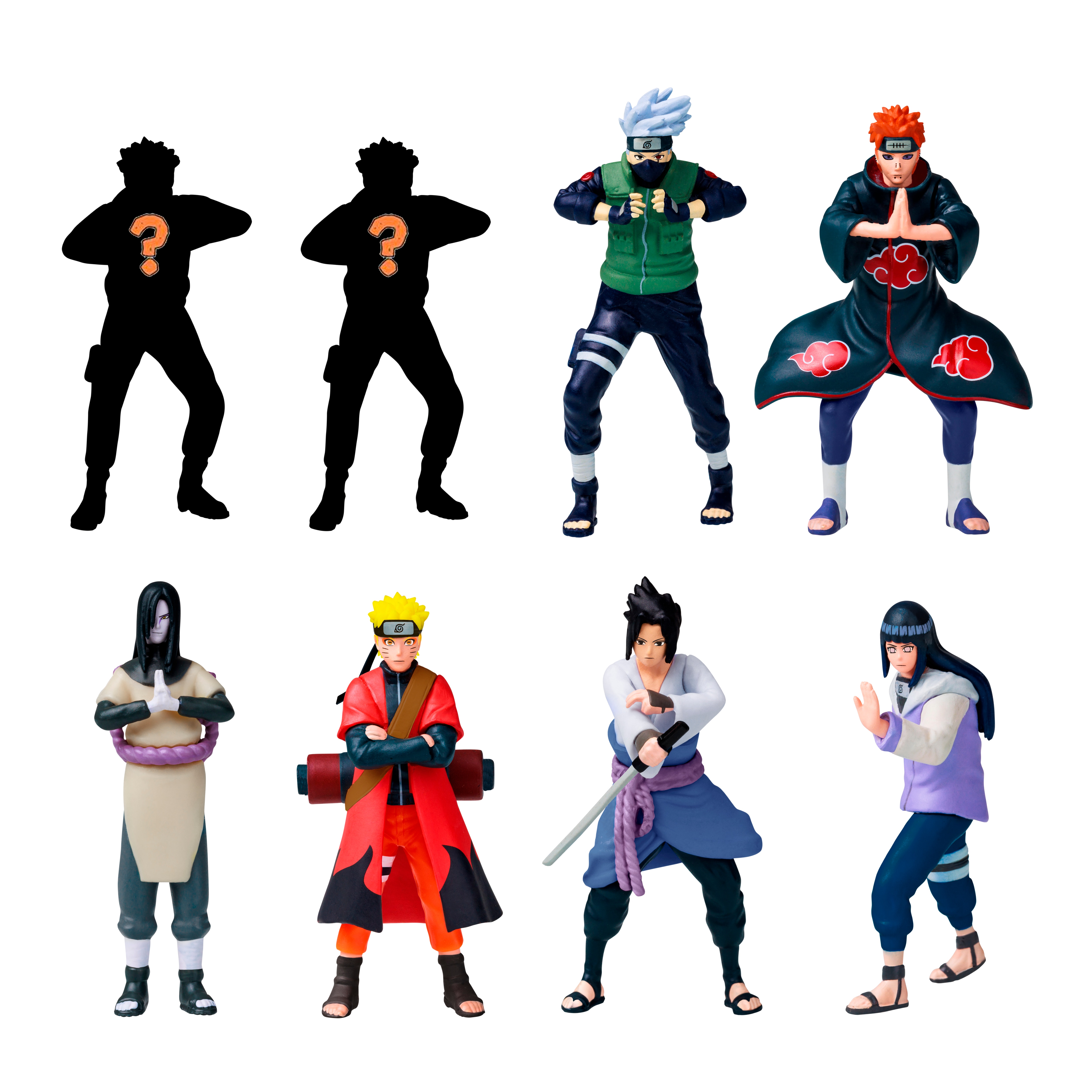 Pack de 8 figuras de 7 cm Naruto 6