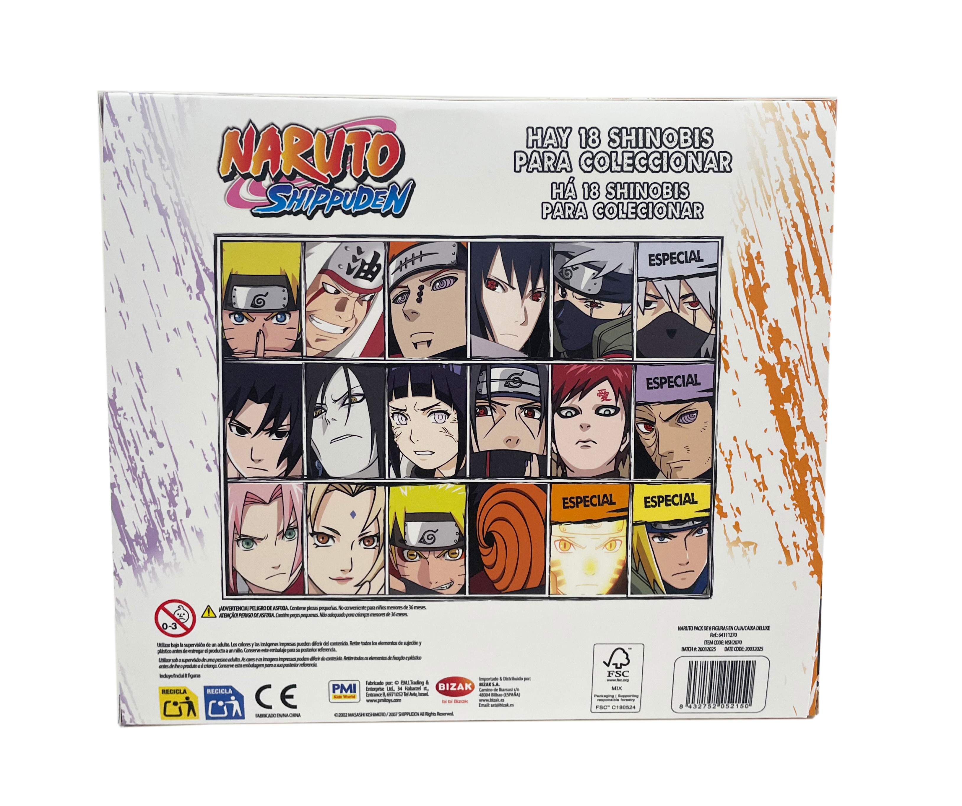 Pack de 8 figuras de 7 cm Naruto 10