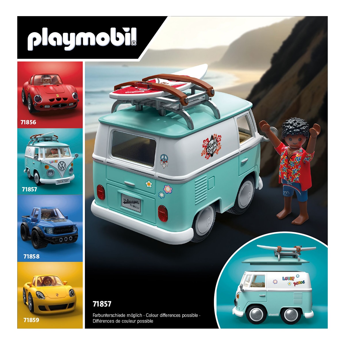 Camper Volkswagen T1 Volkswagen Playmobil 3