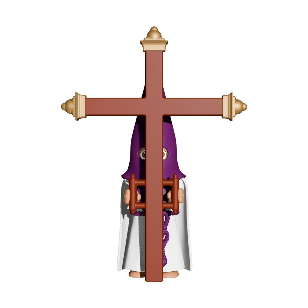 Figura Nazareno con Cruz de Guía Hermandad de capa morada Artabán 3