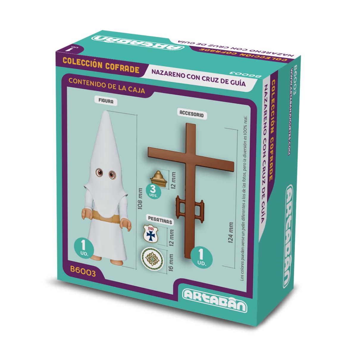 Imagen 2 de Figura Nazareno con Cruz de Guía Hermandad de cola blanca Artabán