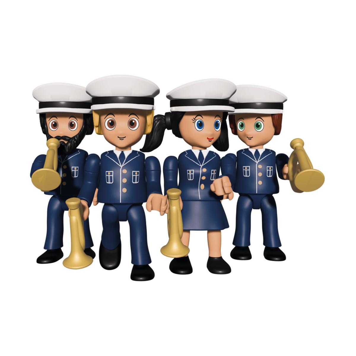 Pack 4 figuras Músicos Agrupación Musical Cornetas Artabán 3
