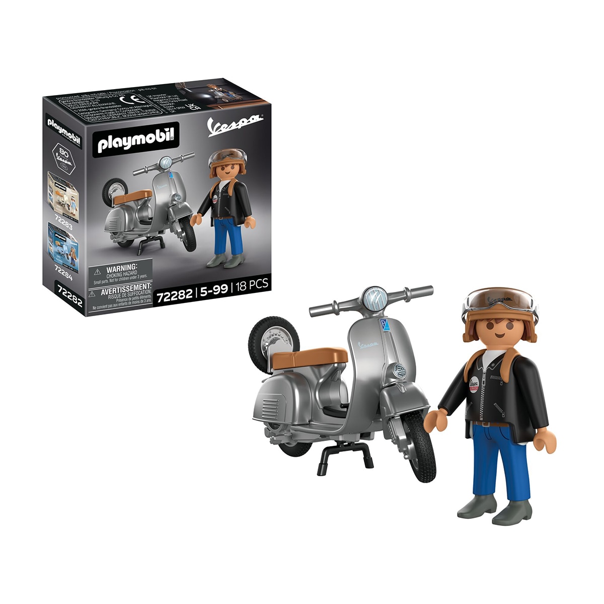 Imagen 2 de Vespa 80º Aniversario Estilo Original Cars Playmobil