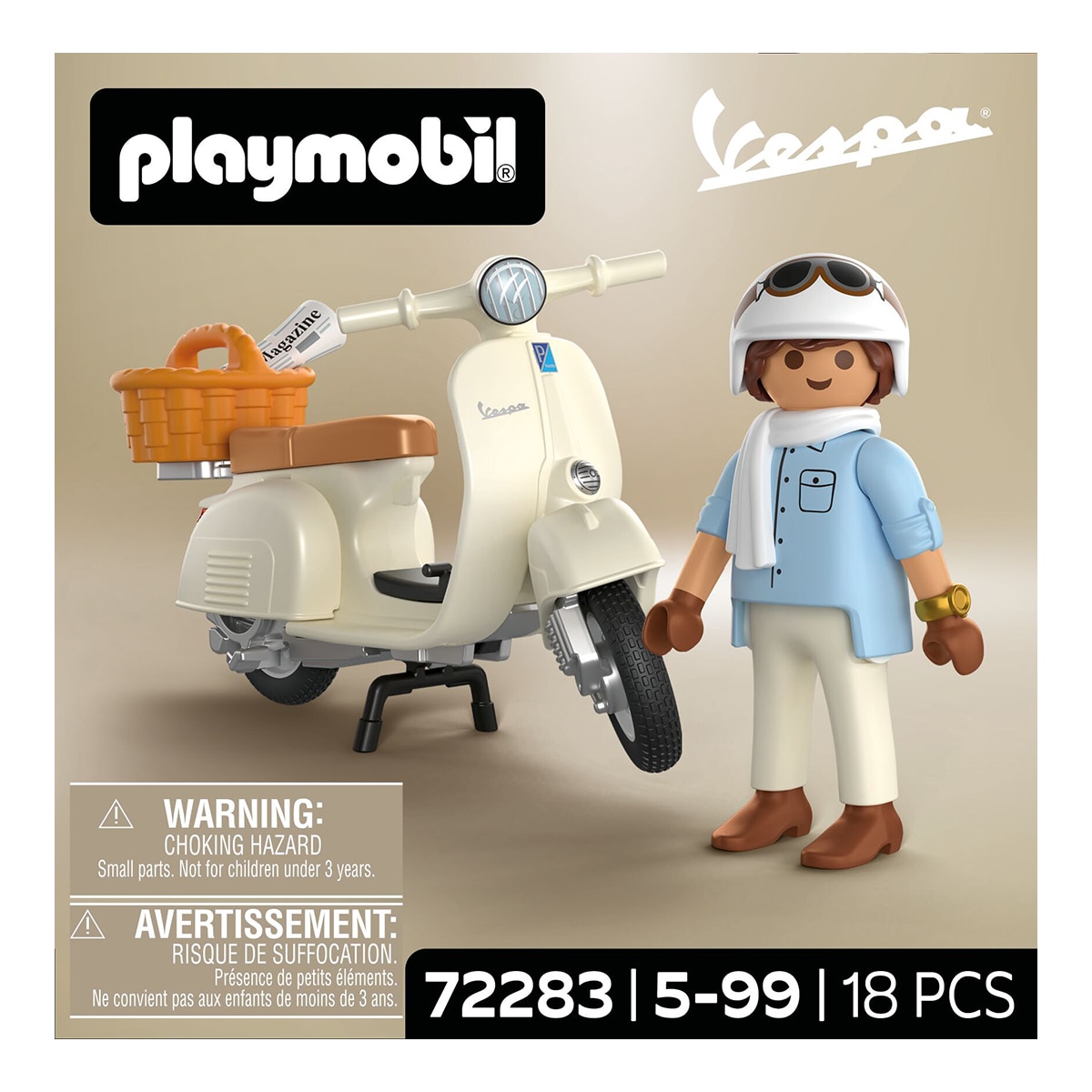 Vespa 80º Aniversario Estilo Clásico Cars Playmobil 4