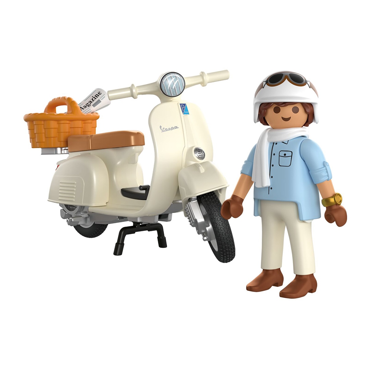 Vespa 80º Aniversario Estilo Clásico Cars Playmobil 8