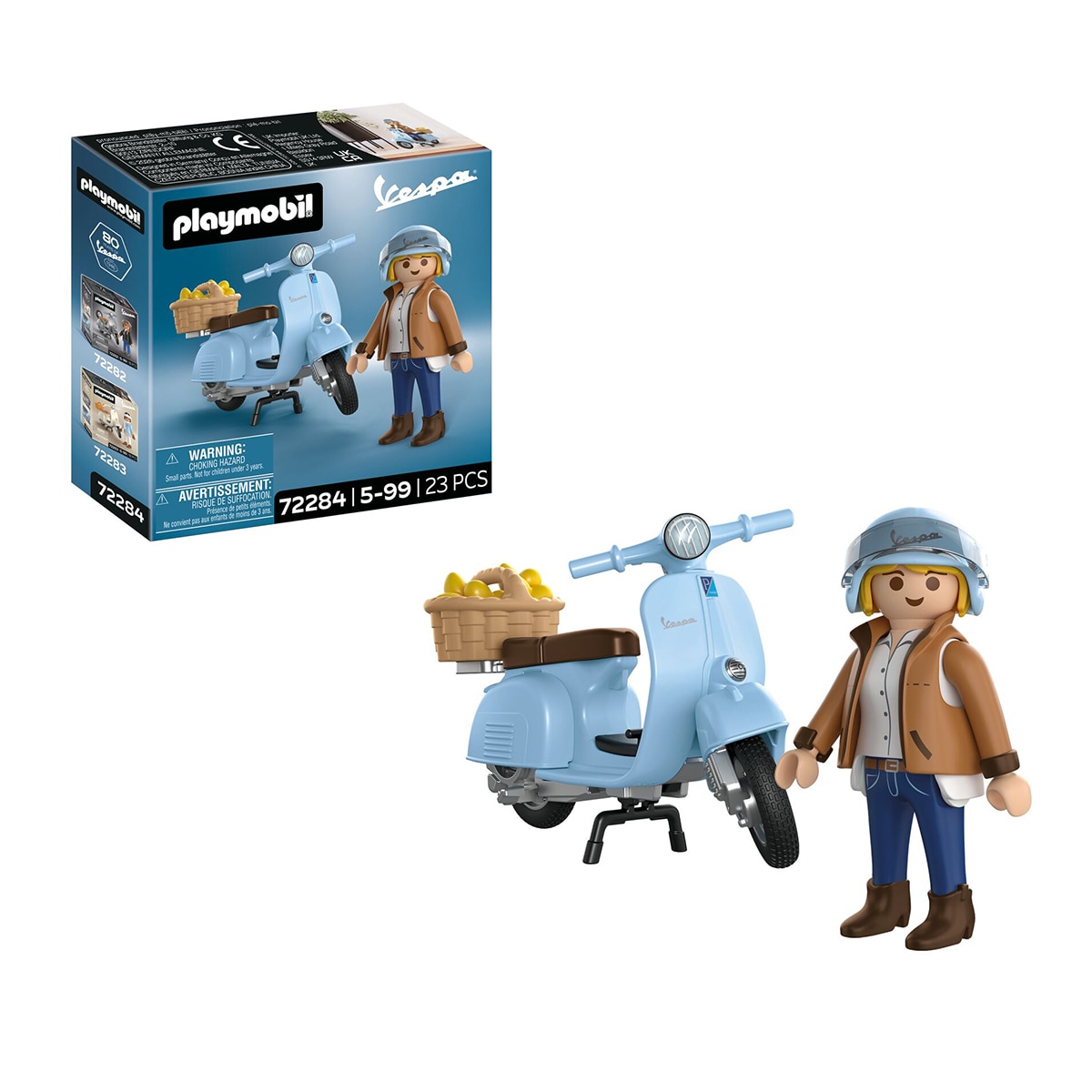 Vespa 80º Aniversario Estilo Icónico Cars Playmobil 2