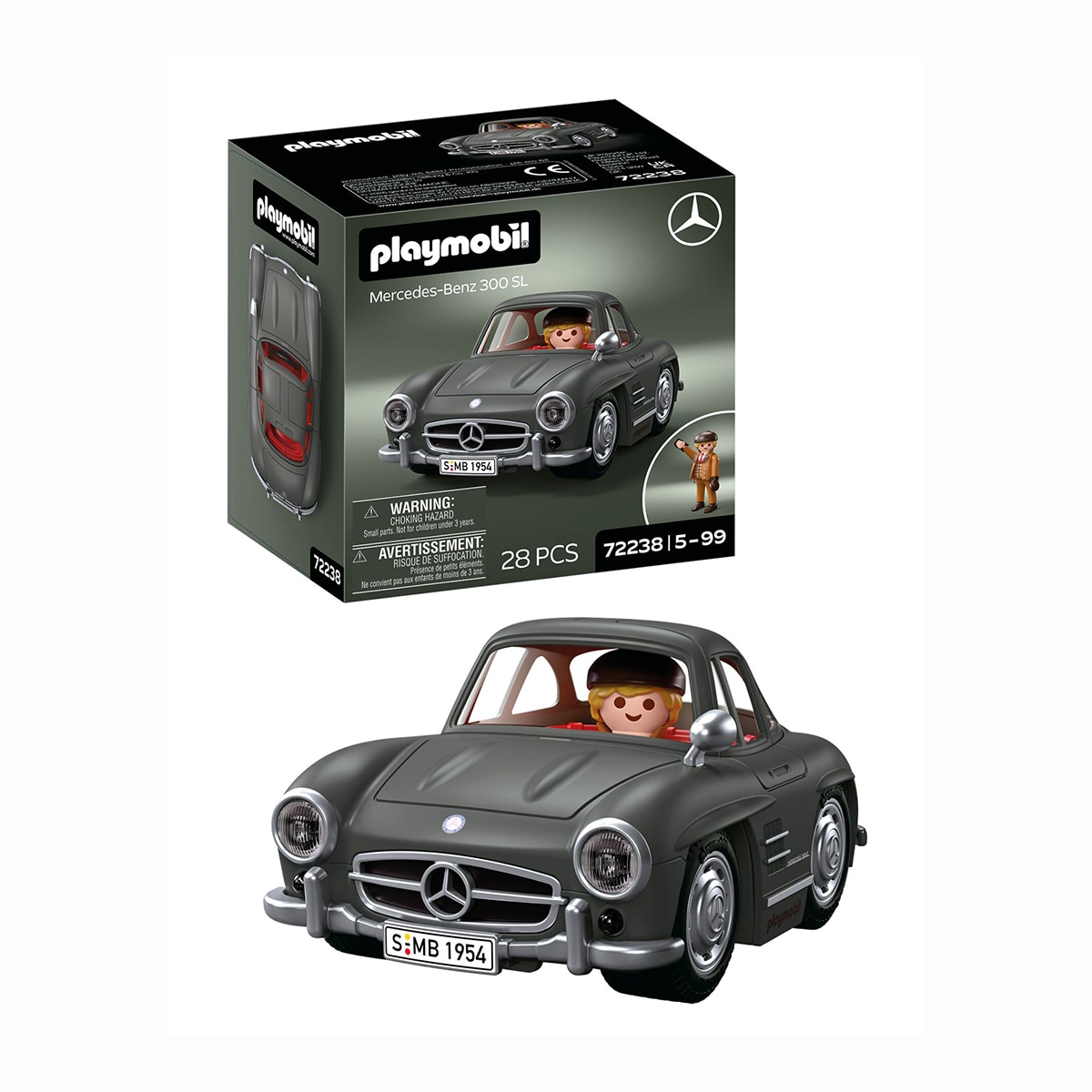 Mercedes-Benz 300 SL PLAYMOBIL X Mercedes-Benz 4