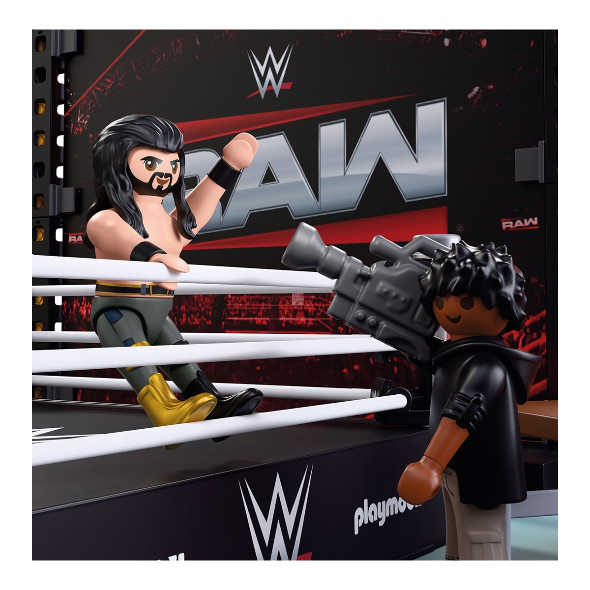 Set de coleccionista ring Raw WWE Playmobil 4