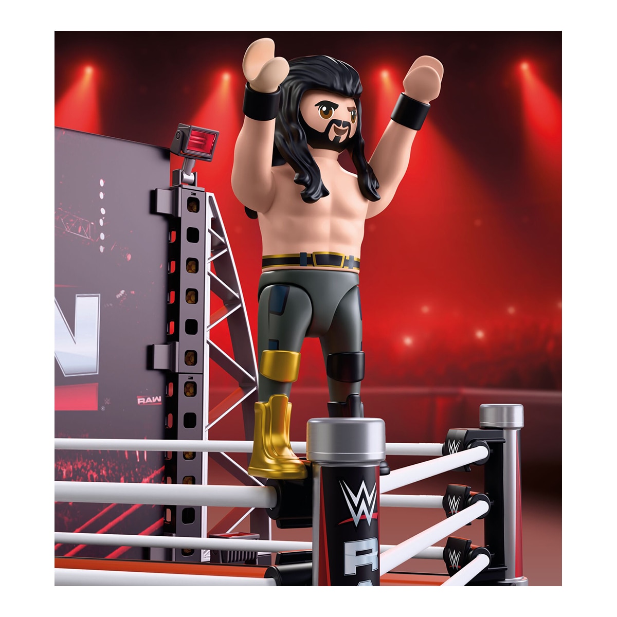 Set de coleccionista ring Raw WWE Playmobil 5