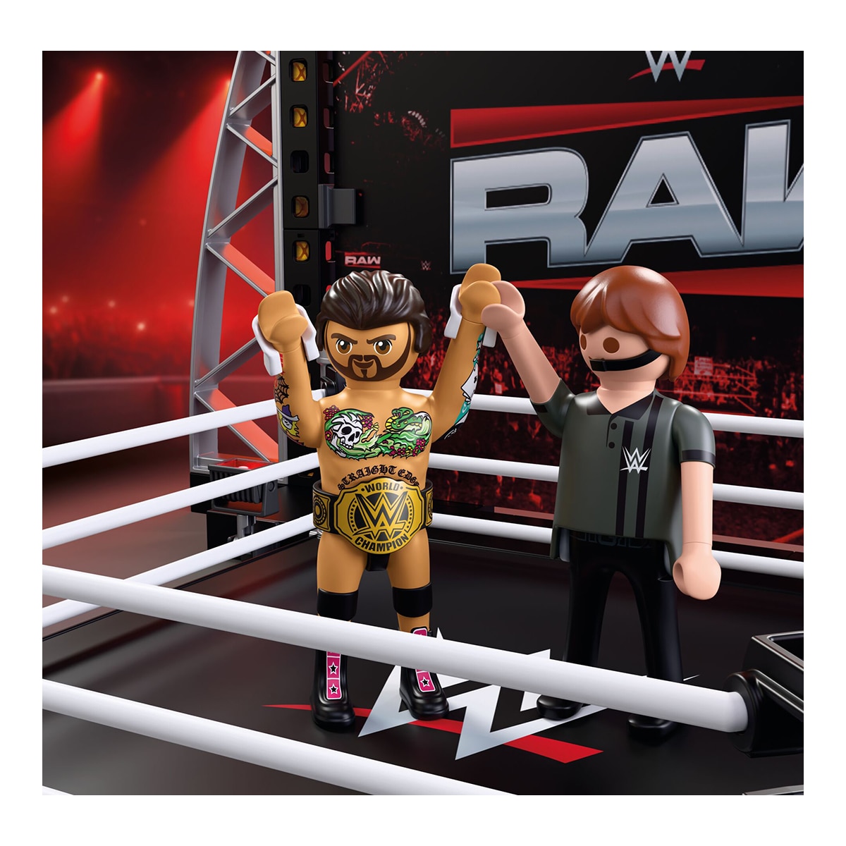 Set de coleccionista ring Raw WWE Playmobil 7