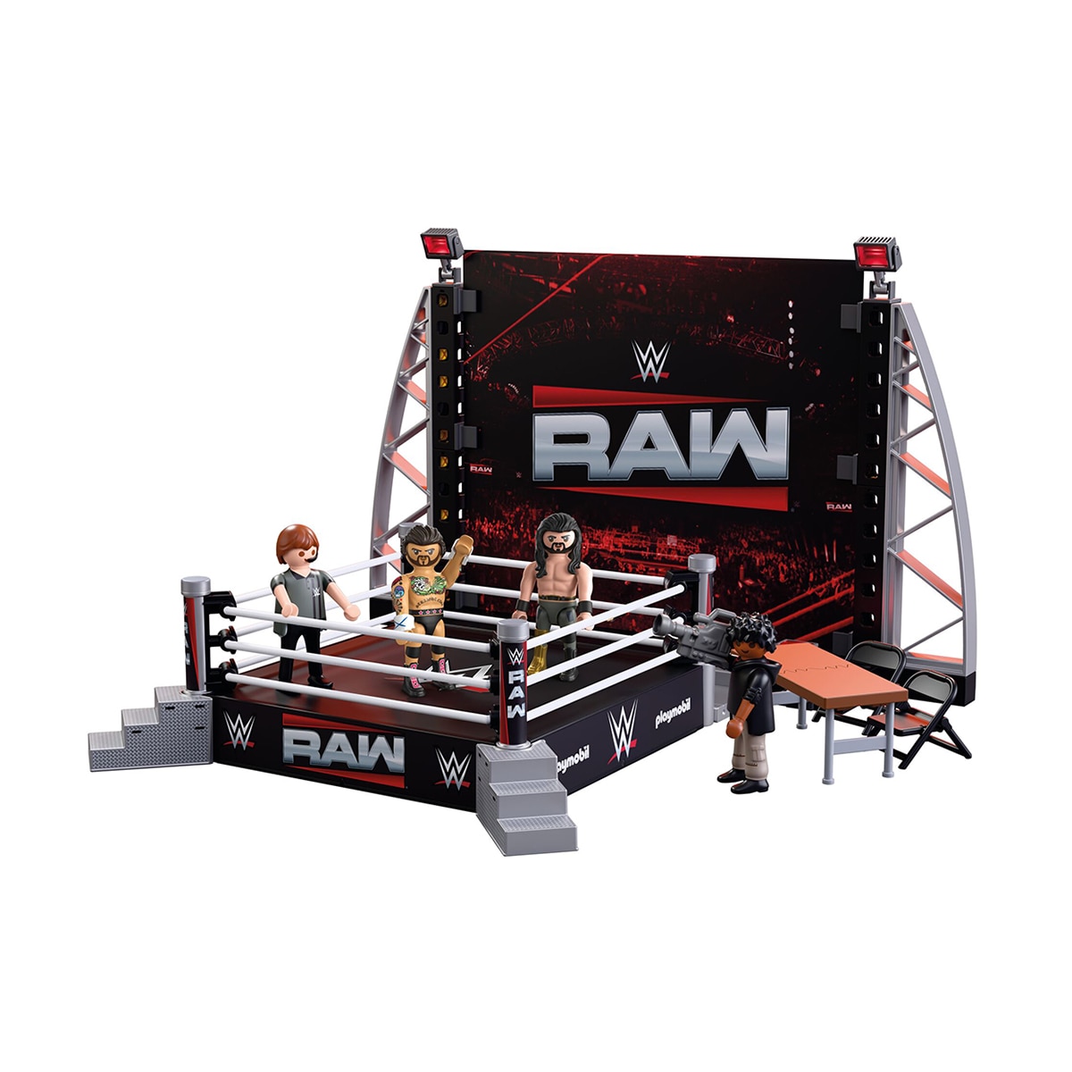 Set de coleccionista ring Raw WWE Playmobil 9