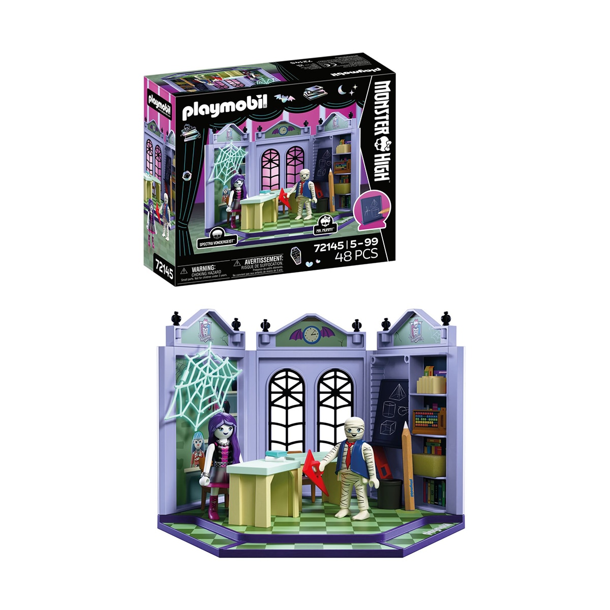 Playset Monster High Aula Monster High Playmobil 2