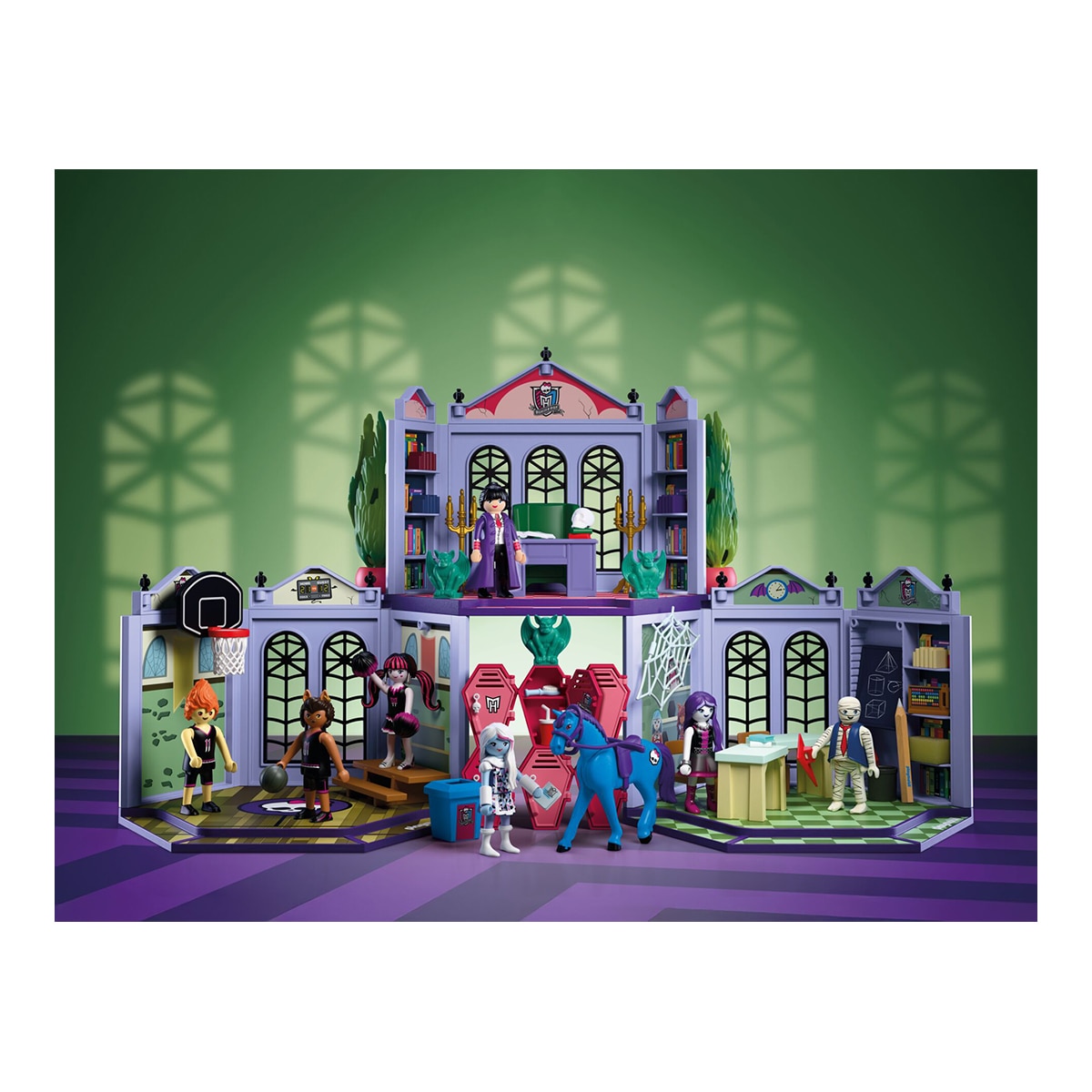 Playset Monster High Aula Monster High Playmobil 7