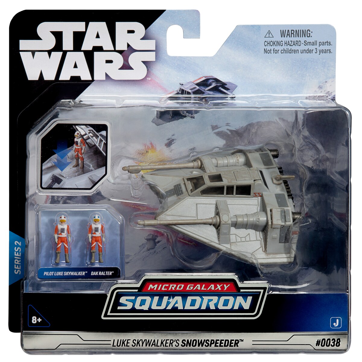 Nave Deluxe Snowspeeder Con Figura Star Wars 2