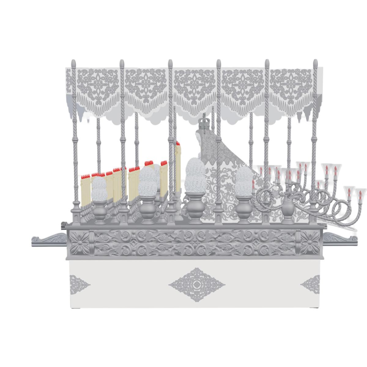 Imagen 4 de Figura Paso Palio Blanco Artabán