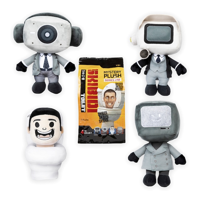 Imagen 0 de Peluche 30 cm misterioso Skibidi Toilet Bonker