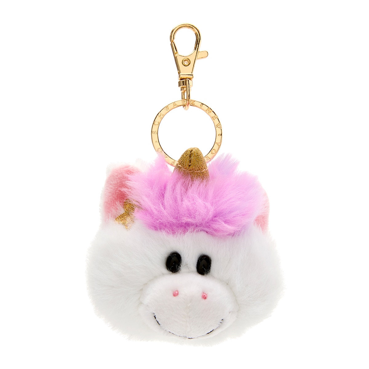 Llavero De Peluche Unicornio FAO Schwarz 2