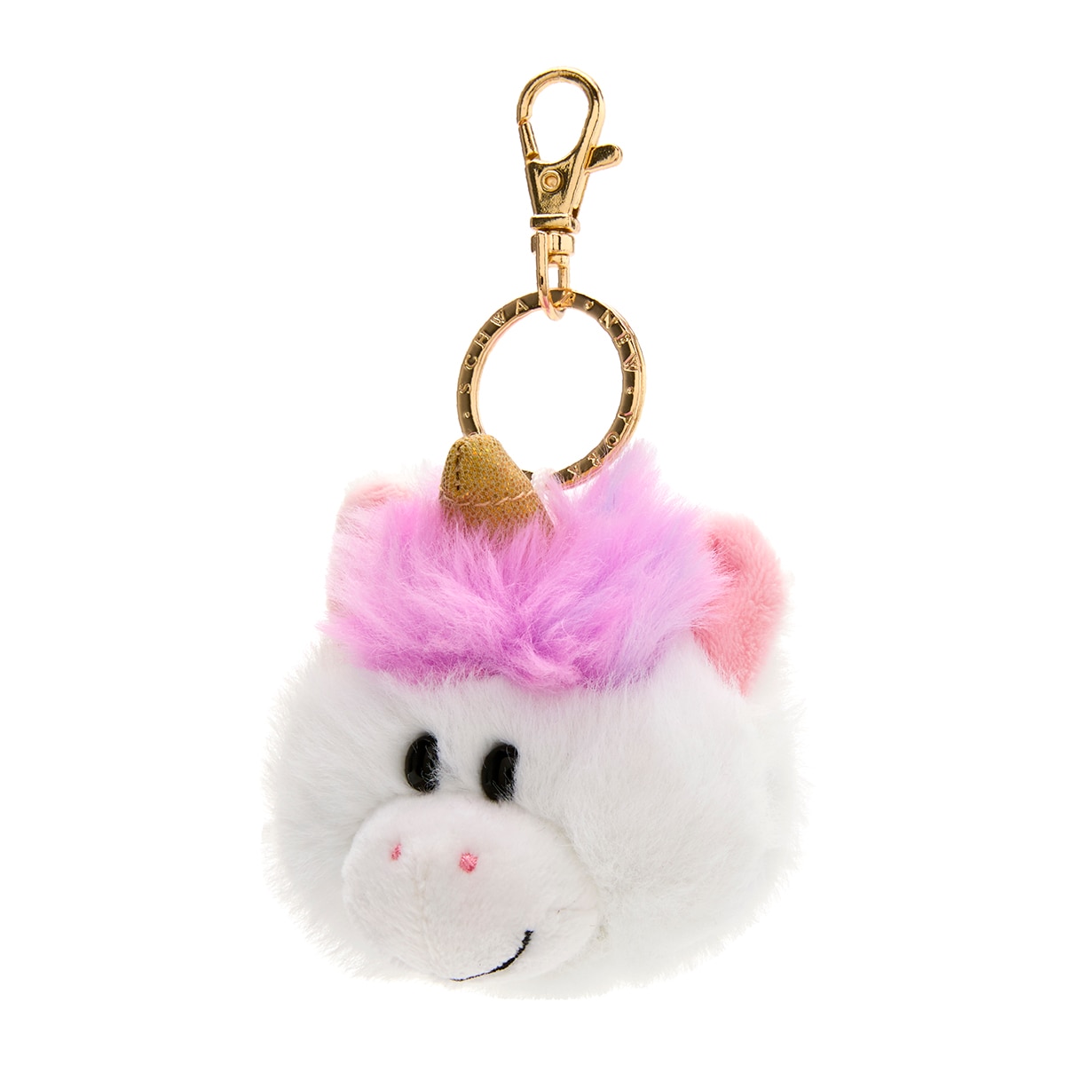 Llavero De Peluche Unicornio FAO Schwarz 3