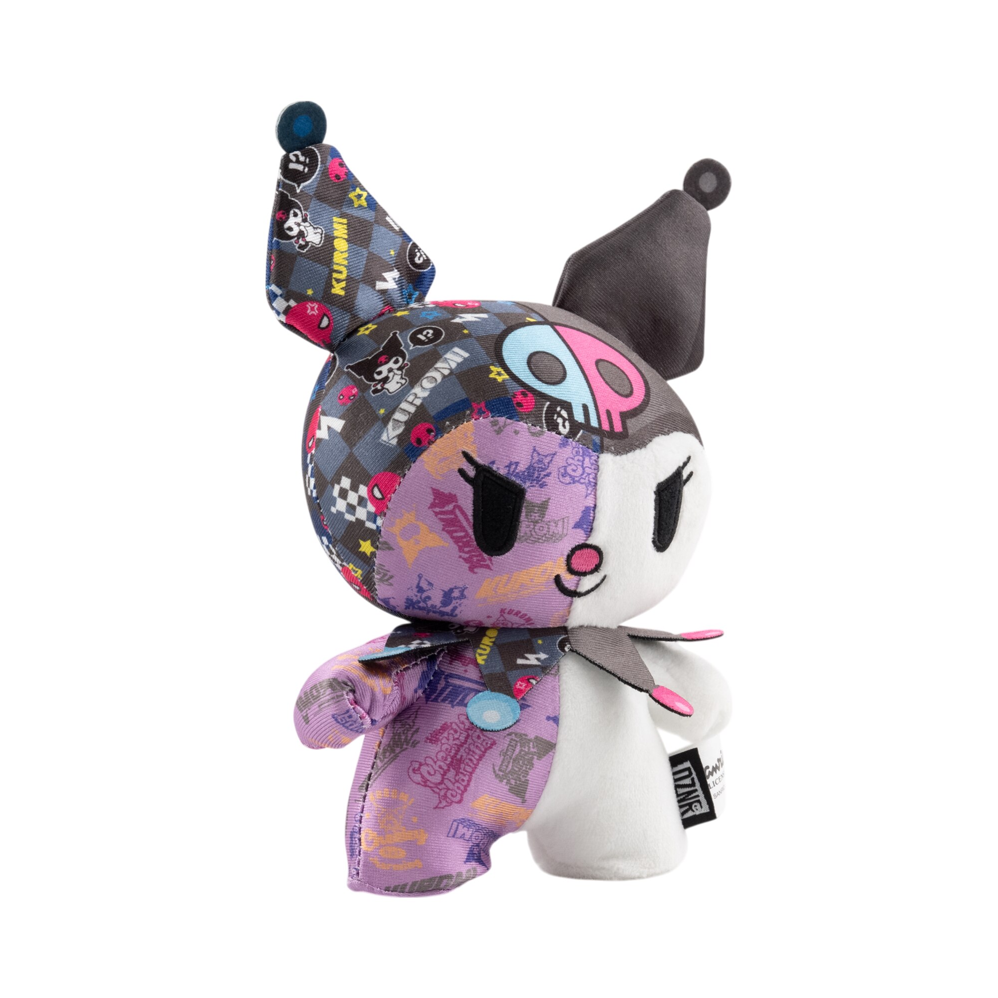 Peluche DZNR Hello Kitty and Friends Graffiti Edición Kuromi YuMe 5