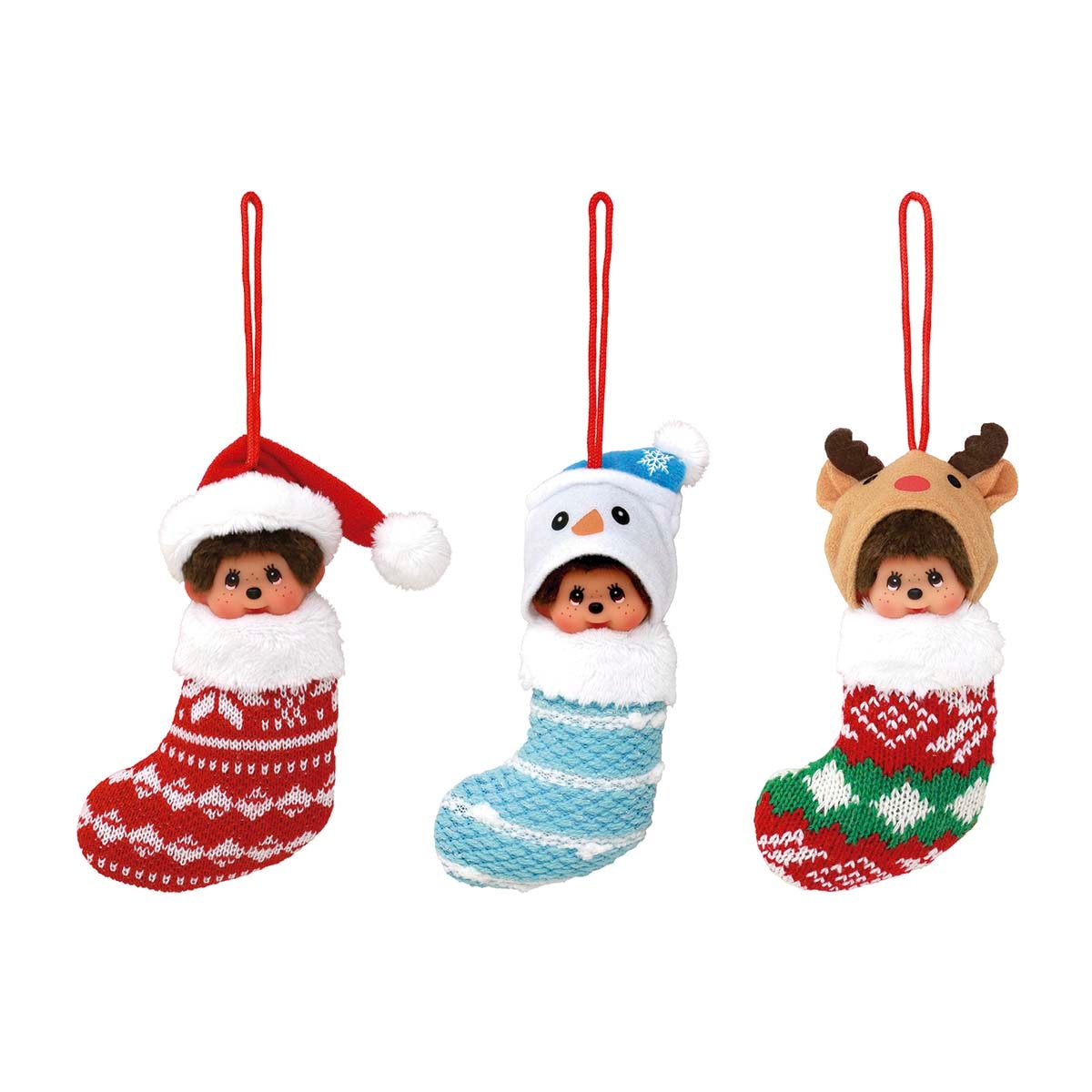 Monchhichi - Peluche Adornos De Navidad Surtidos Monchhichi