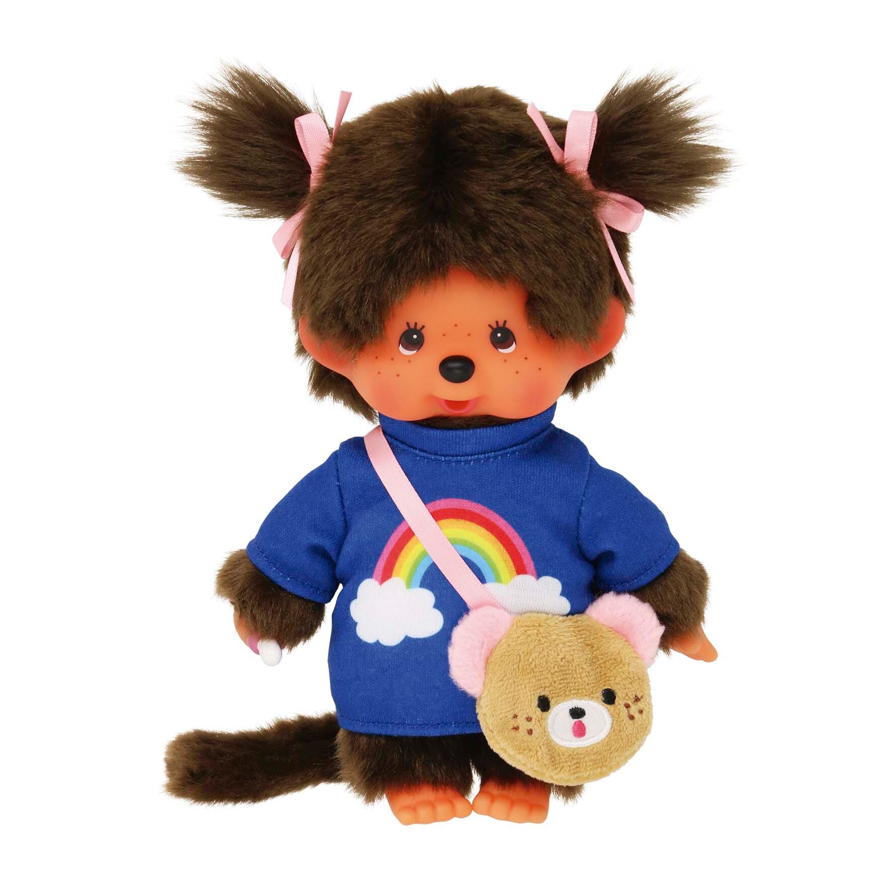 Monchhichi – Peluche 20 cm Kawaii Messenger Bag Girl Monchhichi.