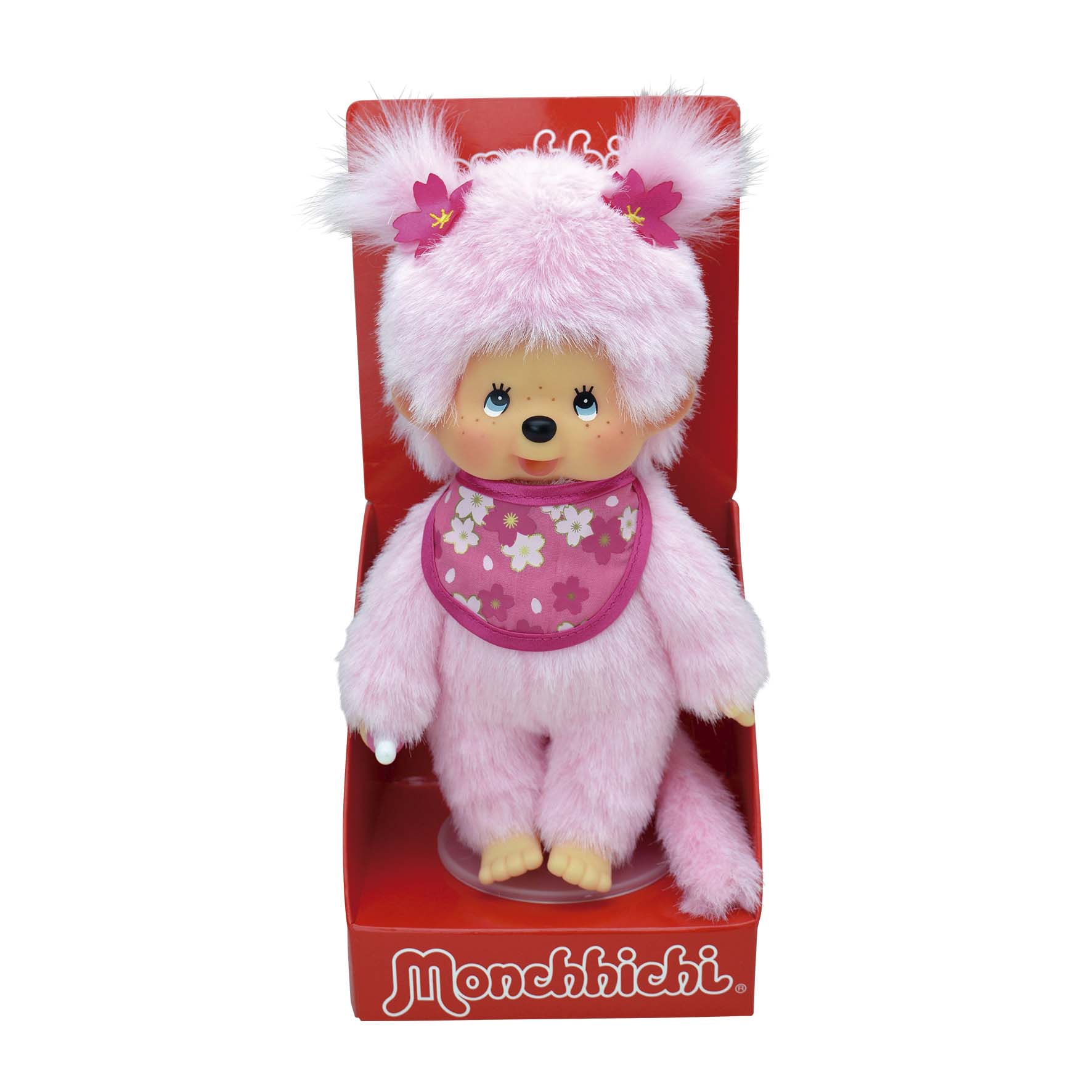 Peluche 20 cm Cherry Blossum Girl Pink Monchhichi 2