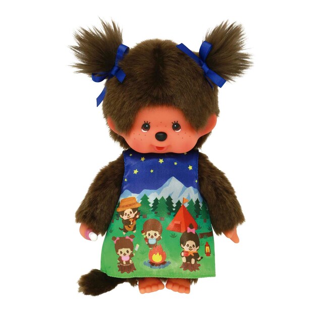 Imagen 0 de Peluche 20 cm Camping Girl Monchhichi